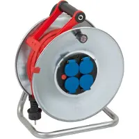 Brennenstuhl Drum extension cable Garant S Super-Solid IP44 4 x 230V red 40m (1199844)