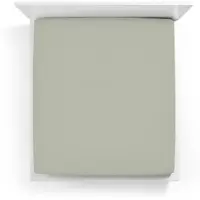Bella Donna Boxspring Spannbettlaken Alto 90x190 - 100x220 cm | graugrün - grün