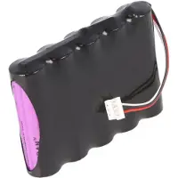 AccuCell Batterie passend für Siemens S54370-Z11-A1 Speicherbatterie BAT3.6-10, 3,6V 11Ah mit Kabel und Stecker