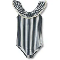 Wheat Badeanzug - UV40+ - Doris - Blue Stripe - - 5 Jahre (110) - Bademode