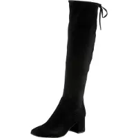 Marco Tozzi Damen Stiefel Stretch Langschaft Karree Blockabsatz 2-25509-41, Größe:37 EU, Farbe:Schwarz