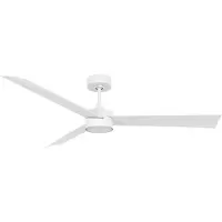 Beacon Climate IV Deckenventilator mit Licht, weiß, leise - Beacon , Climate IV, dimmbar, Weiß, für Wohnzimmer, Kunststoff, Modern