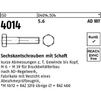 FAST-X Sechskantschraube ISO 4014 m.Schaft M 27 x 200 5.6 W7