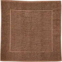 Done. Badematte "Damian", fußbodenheizungsgeeignet, Badteppich, Uni-Farben, mit Bordüre, Hoch-Tief Effekt, reine Baumwolle