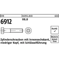 FAST-X Zylinderschraube DIN 6912 m.Innensechskant M 10 x 18 8.8