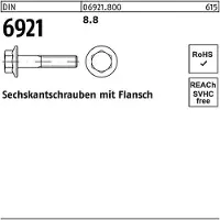 FAST-X Sechskantschraube DIN 6921 m.Flansch M 12 x 35 8.8
