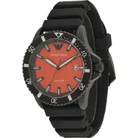 Giorgio Armani Herrenuhr EMPORIO AR11684, orange Sportuhr.
