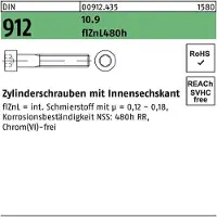 Hörger & Geßler Zylinderschraube DIN 912 m.Innensechskant M 24 x 90 10.9 flZnL/nc/x/x/480h/C