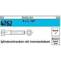 Industrial Quality Supplies Zylinderschraube ISO 4762 m.Innensechskant M 6 x 150 A 2 (- 70)