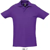Sol SOLs 11362 | Herren Poloshirt Spring II - Farbe: Dark Purple - Größe: S