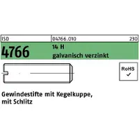 F. REYHER Nchfg. GmbH & Co. KG Gewindestift ISO 4766 m.Kegelkuppe/Schlitz M 8 x 60 14 H galvanisch verzinkt