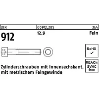 FAST-X Zylinderschraube DIN 912 m.Innensechskant M 24 x2 x 90 12.9
