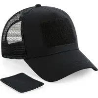 Beechfield Grössenverstellbare Netzkappe mit abnehmbarem Patch