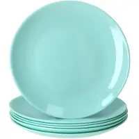 MamboCat 6x Mint Kuchenteller Ø 19 cm Glas flache Teller Dessert Salat
