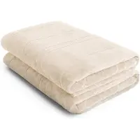 Yumeko Duschtuch Baumwolle 70x140 Beige - Eco, Bio & Fairtrade