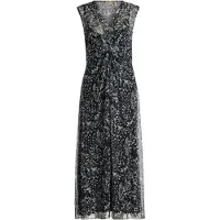 Cartoon Midikleid "Damen ohne Arm" Ohne Tasche Druck