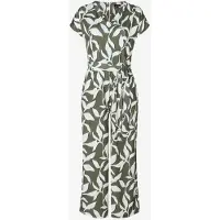 More & more Jumpsuit in Khaki/ Weiß - 46