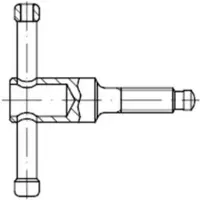 Industrial Quality Supplies DIN 6306 Druckschraube, 5.8 brüniert D M20x70 HP