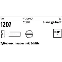 F. REYHER Nchfg. GmbH & Co. KG Zylinderschraube ISO 1207 m.Schlitz M 1,6 x 10 Stahl blank gedreht