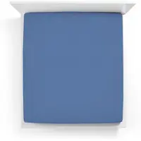 Bella Donna Boxspring Spannbettlaken Alto 200x220 - 200x240 cm | meeresblau - blau