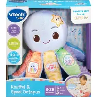 Vtech interaktiver Kuscheltier-Oktopus - Plüschspielzeug für Babys