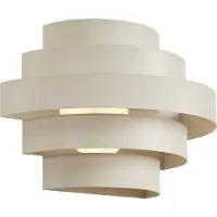 QAZQA Moderne Wandleuchte Beige inkl. LED 3-Stufen-Dimmbar - Lines