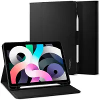 Spigen Liquid Air Folio Klapphülle für das Apple iPad Air 11 Zoll (2026) M4 / (2025) M3 / (2024) M2 / Air 5 (2022) / Air 4 (2020) - Black