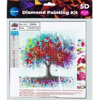 Centrum Diamant-Mosaik 5D - Roter Baum 20x20 80864
