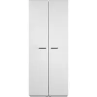 CALICOSY Schuhschrank Crone , weiß , Maße (cm): B: 74 H: 181,5 T: 34.0
