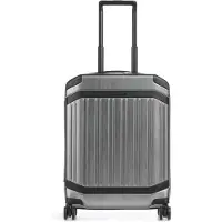 Piquadro PQ-Light Premium Slim Cabin Spinner 55 grey-black