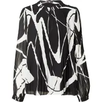 Comma Blouses Grey/black Größe: 34 | Blusen Outlet | Damen | Grau
