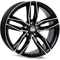 MAM Babyartikel GmbH 19 Zoll Alufelge MAM WHEELS RS3 19"x8.50" 5x112 PCD ET30 66.6mm Felge Schwarz FRONT Poliert