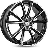 MAM Felgen 19 Zoll MAM A5 5x112 ET30 Alufelgen MATT BLACK FRONT POLISH