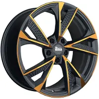 MAM Babyartikel GmbH 20 Zoll Alufelge RS6 20"x8.50" 5x114.3 PCD ET45 72.6mm Felge Schwarz Matt