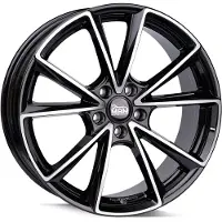 MAM WHEELS 19 Zoll MAM A5 5x112 ET30 Alufelgen BLACK FRONT POLISH