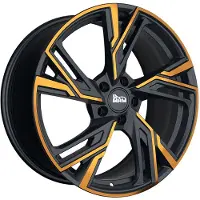 Mam 19 Zoll Alufelge MAM WHEELS RS5 19"x8.50" 5x120 PCD ET35 72.6mm Felge Schwarz Matt