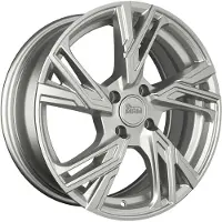 Mam 16 Zoll Alufelge MAM WHEELS RS5 16"x6.50" 4x100 PCD ET35 63.4mm Felge Silber Lackiert