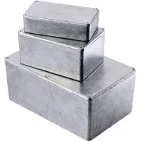 Hammond Electronics 1590LLB 1590LLB Universalkabinet 50 x 50 x 25 Aluminium Trykstøbt Aluminium 1 stk