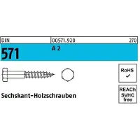 F. REYHER Nchfg. GmbH & Co. KG Sechskantholzschraube DIN 571 8 x 100 A 2