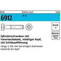 F. REYHER Nchfg. GmbH & Co. KG Zylinderschraube DIN 6912 m.Innensechskant M 12 x 60 A 4