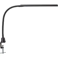 MAUL LED-Klemmleuchte MAULpirro, Leistung 7 W, 4-Stufen-Dimmer, 390 lm, schwenkbar, Klemmweite 45 mm, schwarz