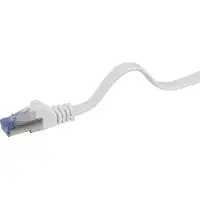 Renkforce RF-4149852 RJ45 Patchkabel CAT 6a U/FTP 15.00 m Grau hochflexibel, mit Rastnasenschutz, Flammwidrig 1 St.