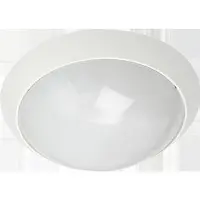 SG ARMATUREN Enøk loft- og vægarmatur10W LED , opal afskærmning, Ø300 mm, hvid. - PROFESSIONEL