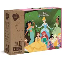 Clementoni 20257 - Princess - 24 Teile Puzzle - Special Series Puzzle - Maxi Play for Future