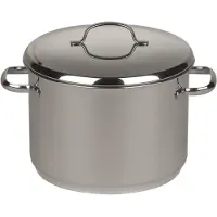 Riess 1808-043, 9,3 l, Edelstahl, Keramik, Gas, Induktion, Edelstahl, Edelstahl, Edelstahl