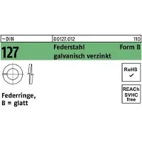Reyher Federring DIN 127 B 6 Federstahl galv.verz. 1000 Stück