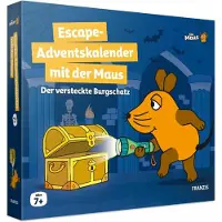 Franzis 67211 - Die Maus Escape-Adventskalender mit der Maus. Für Kinder ab 7 Jahren.