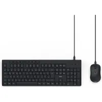 Hama USB-Tastatur-Maus-Set CKM-200, Schwarz, QWERTZ