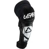 Leatt 3DF Hybrid EXT Weiß Motocross Knie und Schienbeinschoner Größe S-M