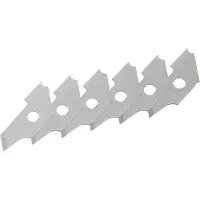Wolfcraft 6 Ersatzklingen für 5892000 und 4151000
